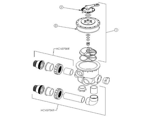 hayward multiport valve parts diagram