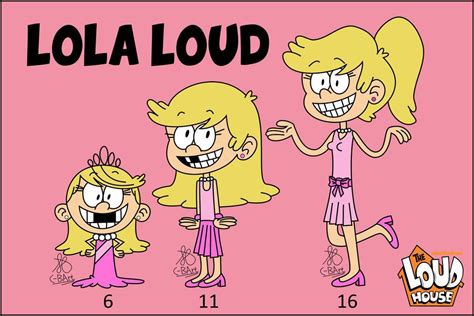 lola loud growing up by c bart on deviantart lola loud the loud