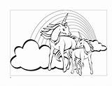 Unicorn Coloring Pages Wings Printable Para Line Sheet Unicornio Colouring Colorir Unicorns Pegasus Templates Da Pintar Rainbow Imprimir Mandalas Google sketch template