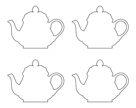 printable tea pot     printablee