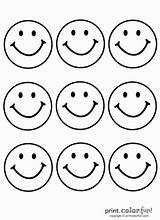 Happy Smiley Faces Face Coloring Pages Printable Color Print Printables Caritas Felices Clipart Caras Cara Plantilla Smiling Printcolorfun Cliparts Para sketch template