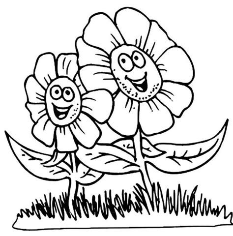 flower coloring pages  preschoolers coloring book