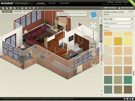 autodesk homestyler refine  design youtube