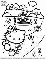 Hello Kitty Coloring Pages Print Kids Sheets Library Coloringlibrary sketch template