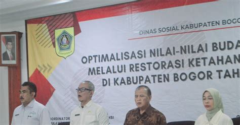 keren dinas sosial kabupaten bogor gelar kegaitan optimalisasi