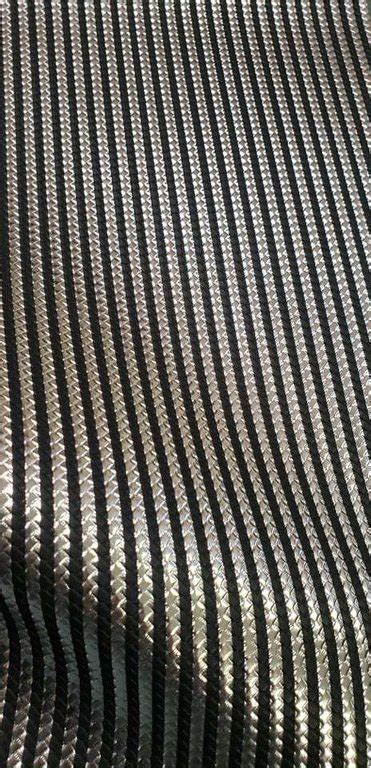 silverblack stripes vinyl    sheet  punkbroidery