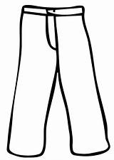 Dibujo Pantalones Pantalon Trousers sketch template