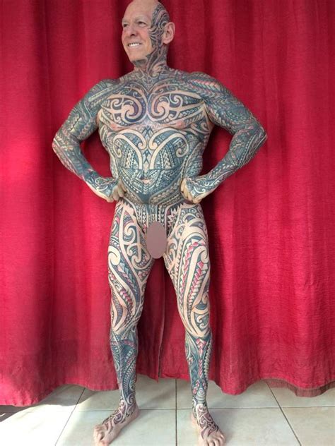 man spends £7 5k to get every body part tattooed including his penis