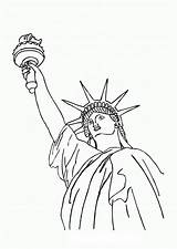 Liberty Statue Coloring Drawing Pages Template Outline Clipart Head Kids Printable Clip Cliparts Directed Library Sketch Gif Getdrawings Bestcoloringpagesforkids sketch template