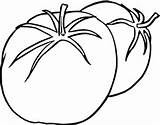 Tomato Coloring Tomatoes Pages Outline Other Behind Color Plant Colouring Clipart Red Printable Tomate Tomatos Paradicsom Drawing Cliparts Fruit Lapunk sketch template
