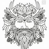 Coloring Pages Green Man sketch template