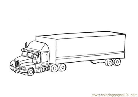 coloring pages photo transport truck dm transport vehicle