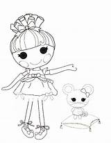 Lalaloopsy Slippers Cinder sketch template