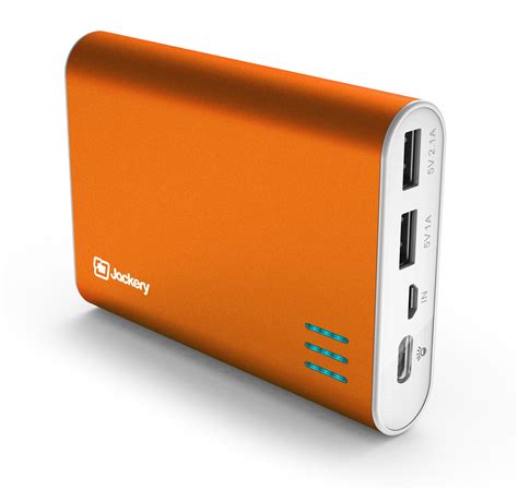 jackery giant  usb portable external battery charger mah orange ebay