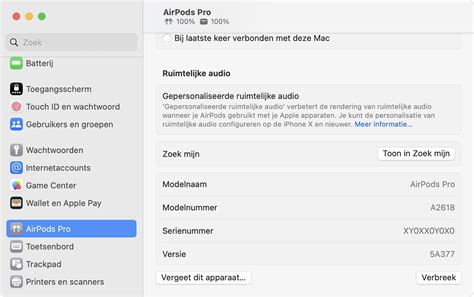 het serienummer van je airpods vinden apple support nl