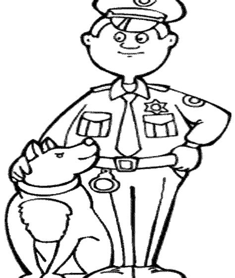 coloring book police dog ryan fritzs coloring pages