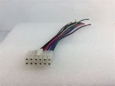 chinese car radio stereo  pin molex type connector white clear wiring harness jt audio