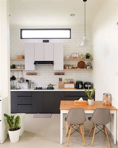 ide dekorasi dapur minimalis  cantik rapi  bersih