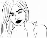 Kylie sketch template