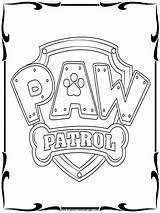 Paw Patrol Coloring Pages Logo Badges Printable Badge Printables Disney Clipart Template Pdf Chase Sheet Color Pups Getcolorings Everest Para sketch template