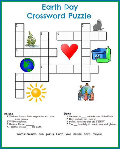 printable elementary crossword puzzles printable crossword puzzles