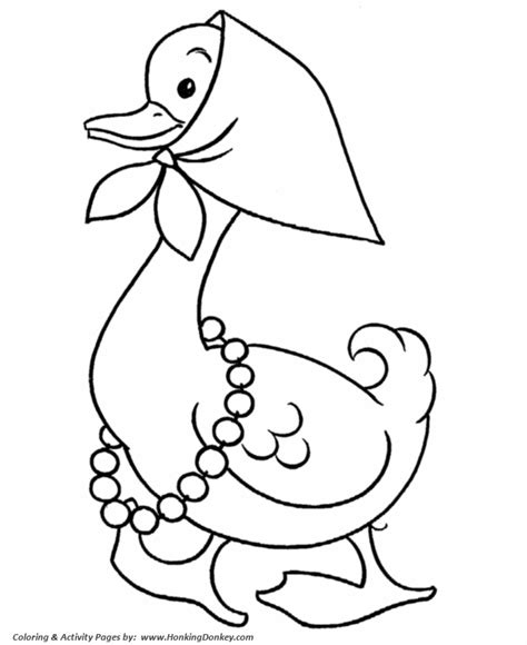 pre  coloring pages  printable mother goose pre  coloring page