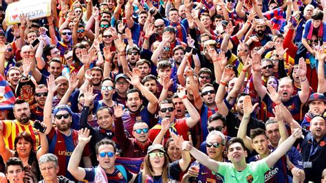 fun and games at the fc barcelona fan zone in madrid fc barcelona