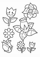 Printemps Fleurs Maternelle Enfants Soleil Bloemen Colorare Colorier Coloriages Flores Letras Downloaden Tekenen sketch template