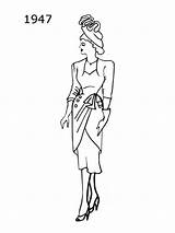 Coloring Pages Historical Fashion Printable Bright Colors Favorite Color Choose Girl sketch template