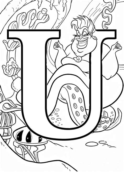 pin  rebecca hooper   art journal abc coloring pages disney