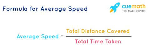 calculating average speed acsany