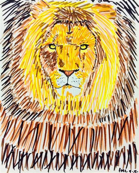 artstation fierce lion