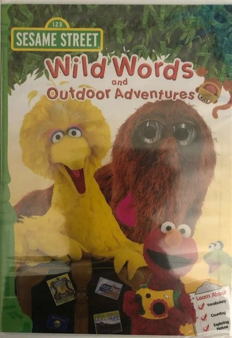 sesame street wild words  outdoor adventures dvd  brand  usa dvd hd dvd blu ray