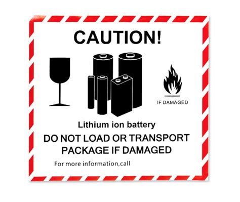 lithium ion battery postage labels dangerous grelly uk