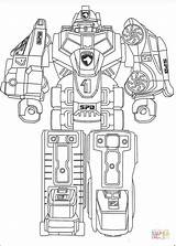 Coloring Power Rangers Pages Disegni Megazord Ranger Printable Standing Drawing Robot Paper sketch template