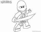 Roblox Coloring Pages Lego Ninjago Printable Kids Color Bettercoloring sketch template
