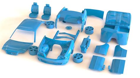 toyota chaser jzx blueprint kit  printable model