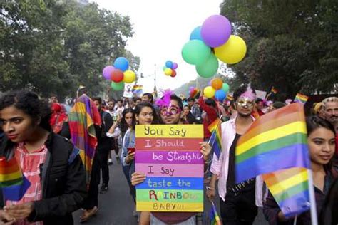Hundreds Join Pride March In India Where Gay Sex Is Illegal India