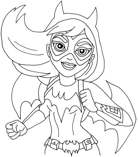 printable super hero high coloring pages batgirl super hero high