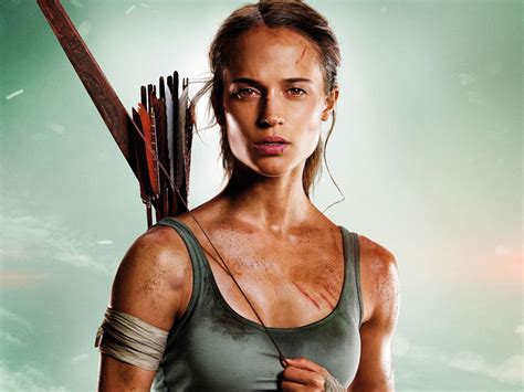 Desktop Wallpaper Tomb Raider 2018 Movie Alicia Vikander Lara Croft