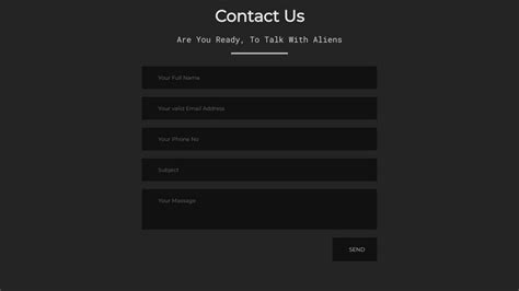 responsive contact  page