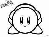 Kirby Coloring Pages Headphone Printable Color Friends Kids sketch template