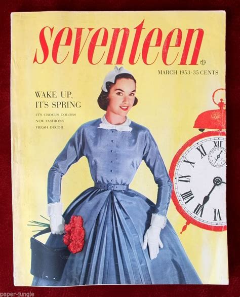 March 1953 Cover With Helen Ryan Seventeen Magazine