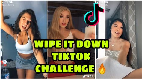 Nsfw Tiktok Wipe It Down Challenge The Girl Being Hot Sex Picture