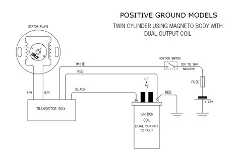 volt positive ground wiring diagram