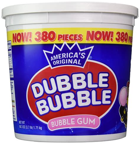 double bubble americas original bubble gum  bucket amazoncouk grocery