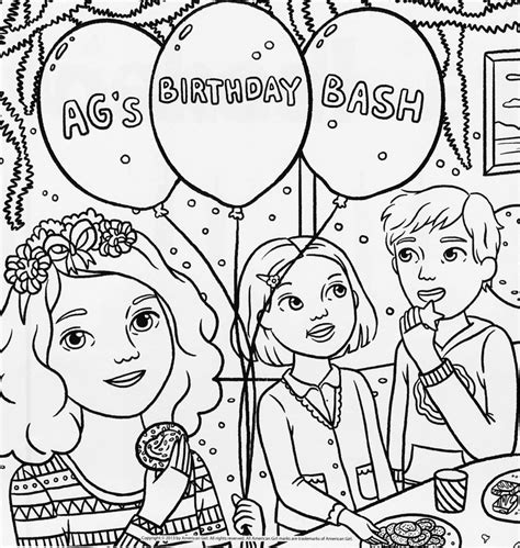 coloring pages  american girl dolls   coloring