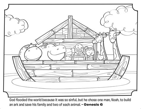 coloring pages noahs ark resumebulkmailer