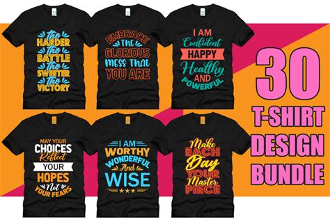 typography t shirt design bundle bundle · creative fabrica