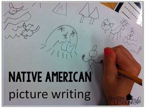 creative lesson cafe native american picture writing  unique